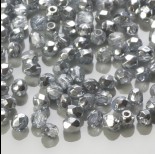 Zdjęcie - Fire Polish Coated 1/2 Silver (K2601) 3mm